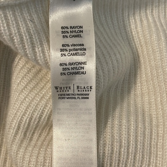 WHBM Long Cream Cardigan Sweater Size XS - Picture 5 of 6